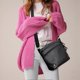 thumbnail image 5 of Retro PU Leather Shoulder Bag Lightweight Waterproof Cross-body Handbag for Business, 5 of 5