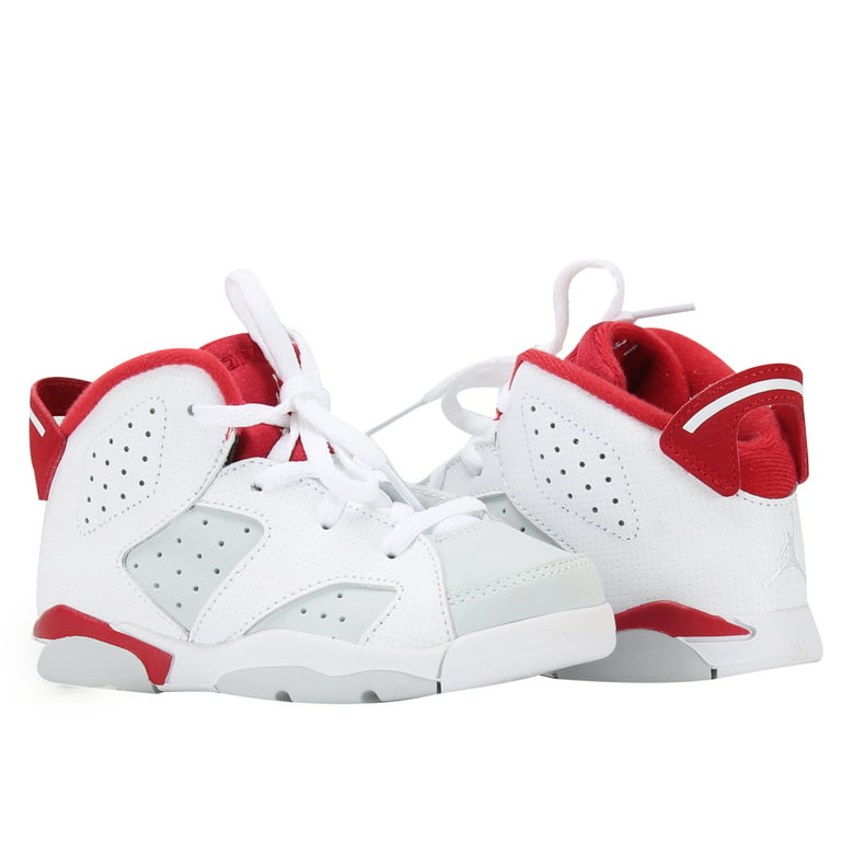 Rechazar observación Plaga Nike Air Jordan VI 6 Retro BT White/Gym Red-Pure Platinum Alternate 91  384667-113 Toddler Size 8C - Walmart.com