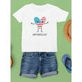 thumbnail image 3 of Happy 4th Of July Cartoon Heart T-Shirt Juniors -Image by Shutterstock,  x-Large, 3 of 4