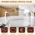 thumbnail image 3 of Krbnk 11 Inch Glass Cake Dome Cover for Cake Stand - Clear Cake Cover with Glass Dome Lid for Display & Protection, Suitable for Wedding, Birthday, and Food Displays, 3 of 6