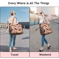 thumbnail image 5 of Fall Dachshund and Pumpkin Travel Tote Bags for Women Carry On,Large Weekender Bags for Women Travel,Multi Functional Duffle Bag for Work,Shopping,Sports, 5 of 5