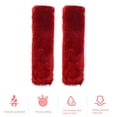 thumbnail image 5 of Nueva Funda Hombro para Seguridad Coche Funda Seguridad Felpa Funda Lana para Otoño E Invierno Par Fundas para Seguridad (burdeos), 5 of 5