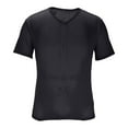 thumbnail image 5 of Yghzkop Men's Mesh Athletic T-Shirt Summer Solid Color V Neck Breathable Quick Dry Sportswear Gym Workout Top Running Tee Shirt Lightweight Moisture Wicking, 5 of 9