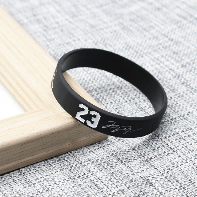 NBA star-Pulsera De Silicona Firmada Para Niños , Regalo Pequeño , Kobe James Curry Wade , Deportiva De Baloncesto Gao Jiahui unisex