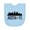 AE-Light Blue, variant on Inktastic Austin Texas Skyline Silhouette Tx City Newborn Bib