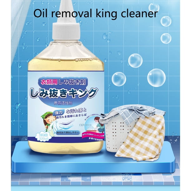 Detergente para Ropa, Quitamanchas, Fórmula Concentrada con Extractos Vegetales, Suave y Seguro, Fragancia Fresca, Botella de 250ml para Ropa, Ropa Interior y Ropa de Niños.