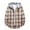 Khaki-men's plaid shirts, variant on Txeol Mens Plaid Long Sleeve Hoodie Casual Button Down Lightweight Shacket Teen Boys Hooded Shirt Jackets,Black XL