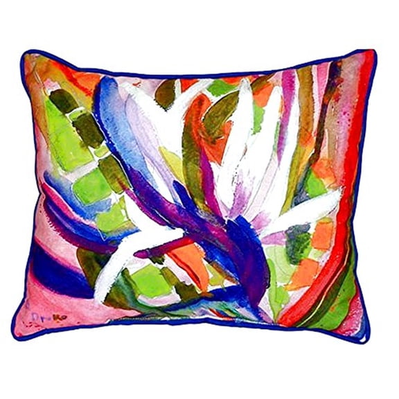Betsy Drake SN289 11 x 14 in. Betsys Bird of Paradise Small Indoor & Outdoor Pillow