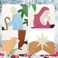 thumbnail image 5 of YOHAVEN Wooden Nativity Set, Easter Manger Creche Scene for Home Display, Tabletop Spring Holiday Decoration, Religious Ornament for Living Room Dining Office, 5 of 7