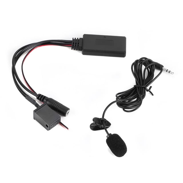 Stereo Adapter, Black Easy Installation Abrasion Resistant In Cable For Car