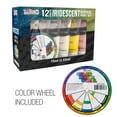 U.S. Art Supply Professional 12 Color Set of Iridescent Acrylic Paint ...