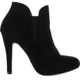 thumbnail image 2 of BELLA MARIE KENDALL-10 Women's Soft Round Toe Elastic Cut Out Stiletto Booties, 2 of 4