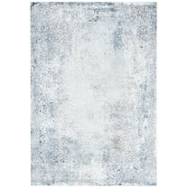 SAFAVIEH Parker Lillian Abstract Polyester Area Rug, Blue/Taupe, 8' x 10'