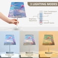 thumbnail image 4 of LED Desk Lamp Jellyfish Flying and Rainbow Table Nightstand Lamps with 3 Color Temperatures for Home Bedroom Living Room Decor 6x11, 4 of 8