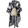 thumbnail image 3 of Professional Barber Cape - Salon Cape with Snap Closure - Nylon Hair Salon Cutting Cape Barber Hairdressing Cape 50" x 60", 3 of 5