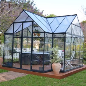 Little Cottage 8 X 12 Ft Colonial Gable Greenhouse With Optional