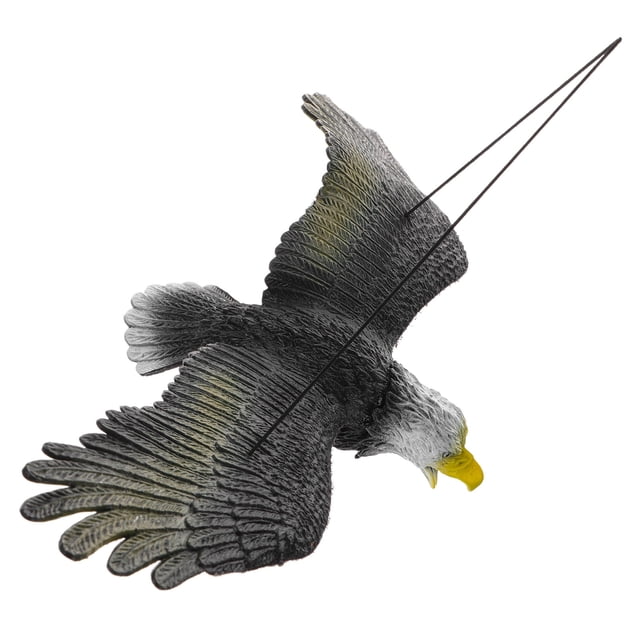 Minkissy statue Aigle Modèle PVC Gris Foncé 1Ensemble