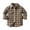 Khaki, variant on Toddler Baby Boys and Girls Plaid Shirts Jacket Long Sleeve Lapel Button Down Shirt Top Outwear Clothes Ma-Red-(2-3 Years)