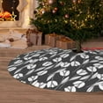 thumbnail image 6 of Rateoe Tulips Flowers Print Christmas Tree Skirt 30" for Xmas Holiday New Year Party Circle Tree Mat Ornaments Decoration, 6 of 7