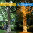 YEOLEH 2 Pack Solar String Lights, 160Ft 440LED Waterproof with 8 Modes