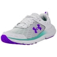 thumbnail image 1 of Zapatillas Under Armour Charged Assert 10 Blanco Verde Cometa Violeta Talle 8 US, 1 of 7