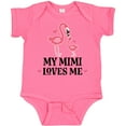 thumbnail image 3 of Inktastic My Mimi Loves Me Flamingo Girls Baby Bodysuit, 3 of 5