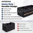 thumbnail image 2 of MORSUMA Car Trunk Organizer Foldable Large Capacity SUV Accessories Organizer with Multiple Compartments, Black, 2 of 6