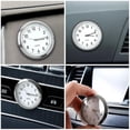 thumbnail image 5 of Stick On Analog Car Clock, Mini Tiny Small Luminous Car Vent Clocks For Dashboard Boat Bike Home - Q36, 5 of 5
