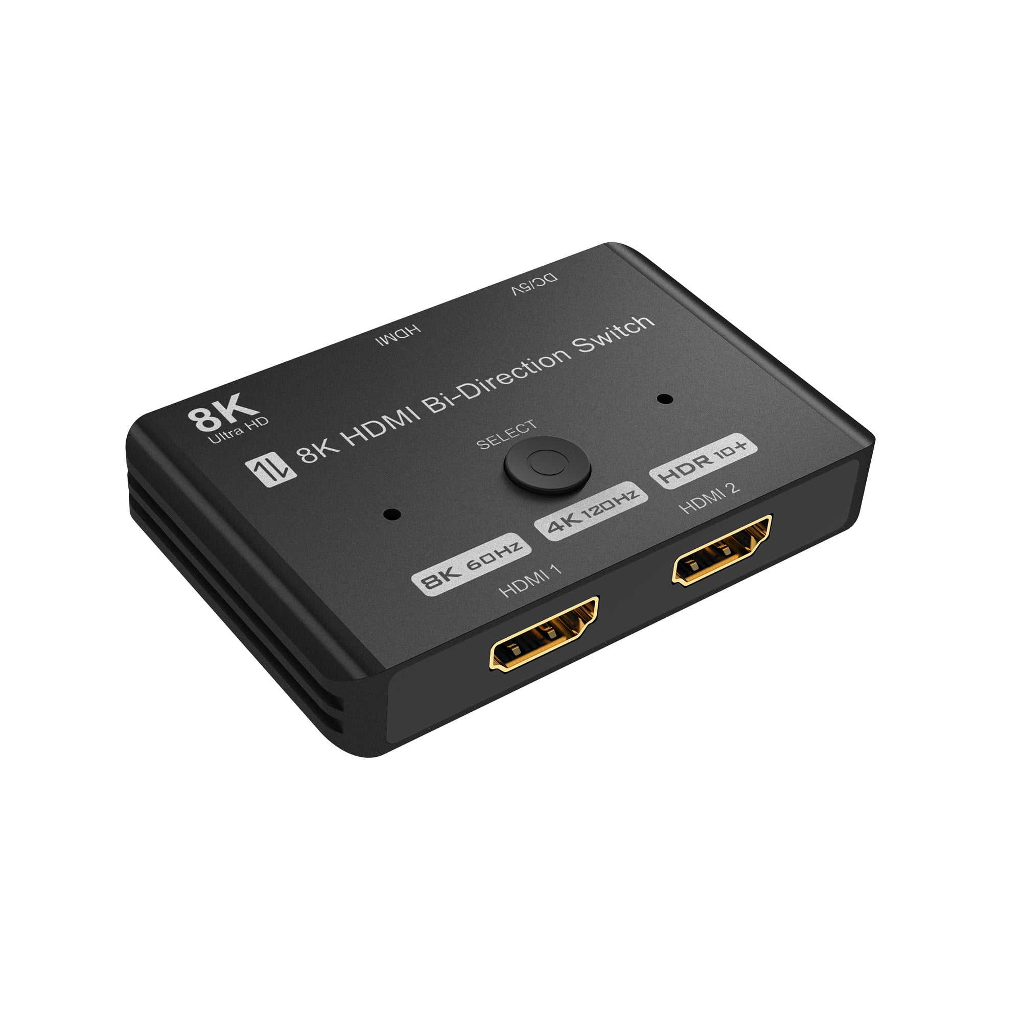 Yauhody Switch HDMI 2.1 8K Commutateur HDMI 2 en 1 Sortie 4K @ 120Hz 8K @  60Hz, Directionnel Ultra HD Haute Vitesse 48 Gbps pour PS5 X Box (Seulement