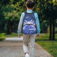 thumbnail image 3 of HUIACONG Galaxy Axolotl Print School Backpack for Girls Boys Ages 6-18 Large Capacity Water Resistant Book Bag for Elementary Middle High School Daily Use Travel, 3 of 7