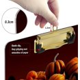thumbnail image 4 of FMSHPON Halloween Pumpkins Clipboard Hardboard Wood Nursing Clip Board and Pull for Standard A4 Letter 13x9 inches, 4 of 6