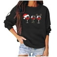 thumbnail image 1 of Sudaderas de Cuello Redondo de Navidad Para Mujer Top Suelto de Manga Larga Con Estampado de Moda Odeerbi  ODB210015, 1 of 4