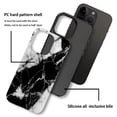 thumbnail image 4 of FKBRCL4U Compatible with iPhone 15 Plus Case, Black and White Marble Pattern for Girl Full Body Design Soft Silicone Drop Shock Scratch Protection for iPhone 15 Plus, 4 of 7