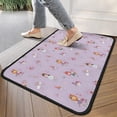 thumbnail image 4 of Pastel Princess Castle Pattern Door Rugs,Washable Non Slip Door Mats Indoor,Decorative Door Mats,Entry Mat Indoor for Entrance,Bedroom,Kitchen,Bathroom,30"x17", 4 of 6