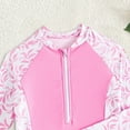 thumbnail image 4 of UAYOTSE Girls Rash Guard Swimsuits 2 Piece Bathing Suit Summer Swimwearr,Sizes 8-9 Years, 4 of 6