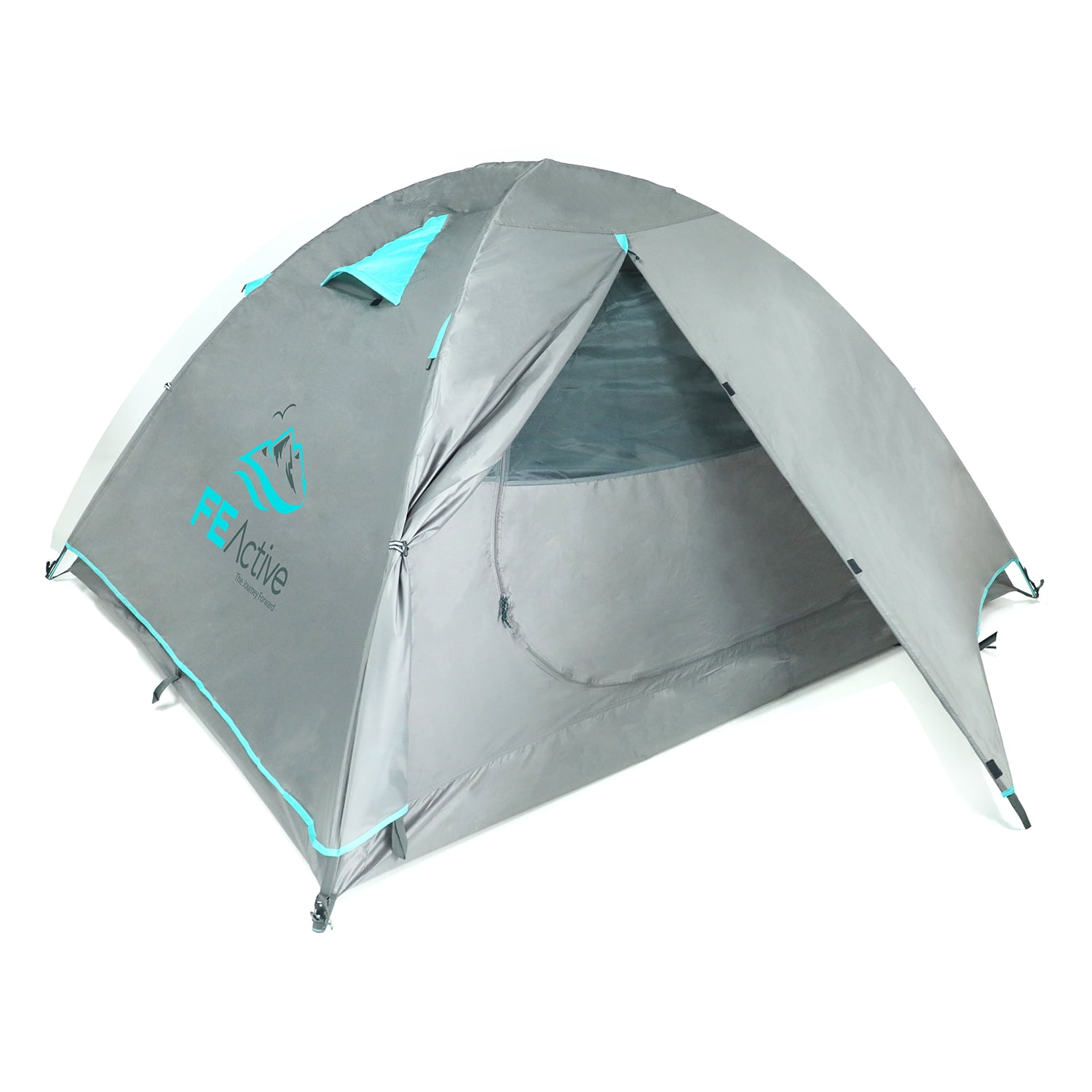 3-4 Person Camping Tent Waterproof Double-layer 210T Pop Up Tent  Hiking Outdoor 
