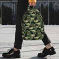 thumbnail image 2 of Lukts Camouflage Shark Pattern 15 Inch Student Backpack, Waterproof Laptop Backpack with Adjustable Shoulder Straps, Lightweight Travel, Campus Backpack, Unisex, 2 of 6