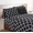 BLACK, variant on Huba Homes Elegant Comfort 6-Piece Moroccan Trellis Printed Pattern - Soft as a Hotel Premi twin BLACK