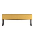 thumbnail image 3 of CorLiving Antonio Yellow Fabric 46" Wide Bench, 3 of 7