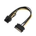 thumbnail image 2 of Cables de Fuente de Alimentación, un cable de alimentación pci-e cables de Fuente de Alimentación Cable de Alimentación de Tarjeta Gráfica Con /Dos Conectores de Alimentación, 2 of 2