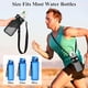 thumbnail image 3 of Portabotellas de agua de 3 piezas con correa, portabotellas de malla con hombro ajustable, portabotellas de agua con correa y bolsa para caminar y viajar, 3 of 5