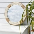 thumbnail image 4 of Round Wall Mirror Large Decorative Wall Mounted | Nautical Multicolor Jute Rope for Rustic Farmhouse Wall Mirror Modern Decorative for Bathroom, Living Room, Bedroom, Entryway&nbsp; Size is 18 inch, 4 of 4