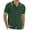 05-Dark Green, variant on Iceglad Men's Casual Button Down Shirt Short Sleeve Vintage Clothes Knit Polo Shirts Summer Beach Shirts