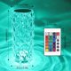 thumbnail image 5 of Lámpara de mesa de cristal - Lámpara de mesa LED de diamante con 16 colores - Luz ambiental recargable - Control táctil y control remoto JM, 5 of 5
