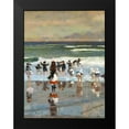 thumbnail image 2 of Homer, Winslow 19x24 Black Modern Framed Museum Art Print Titled - Beach Scene, 2 of 5
