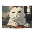 thumbnail image 5 of Orinice Cute Cat Tapestry Wall Hanging Unique Style Graphic Tapestries Home Decor for Living Room Bedroom Dorm 40x30inch, 5 of 6