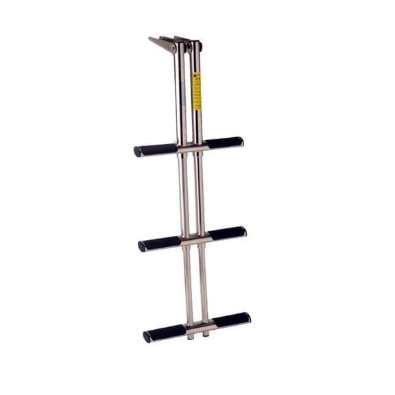 Garelick EEz-In 3-Step Telescoping Stainless Steel Sport/Diver Ladder