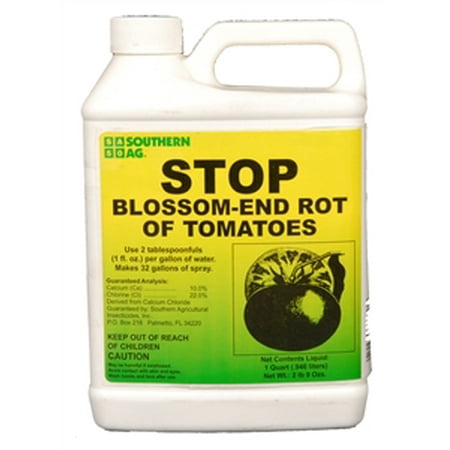 Stop Blossom-End Rot of Tomatoes - Corrects Calcium Deficiency - 16 fl oz Bottle by Southern Ag
