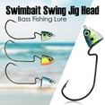 thumbnail image 5 of Reaction Tackle Tungsten Swing/ Swimbait Jig Heads, 5 of 8