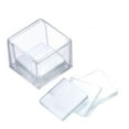 thumbnail image 1 of MasteelfCA 100 PCS Blank Microscope Square Cover Glass for Optical Microscope, 1 of 7